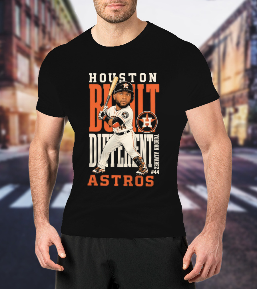 Houston Built Different Astros Yordan Alvarez #44 T-Shirt