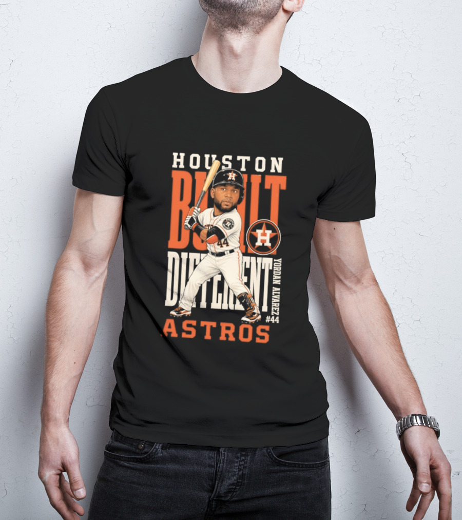 Houston Built Different Astros Yordan Alvarez #44 T-Shirt