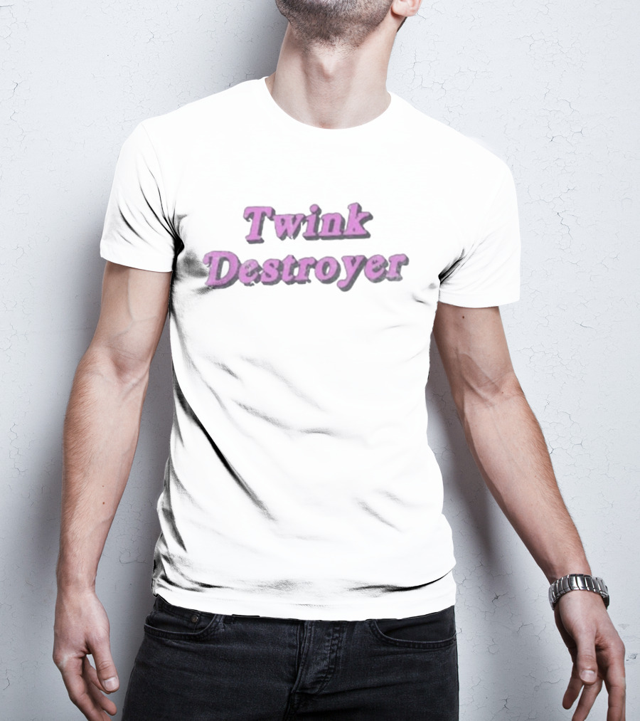 Twink Destroyer Bold Pink T-Shirt