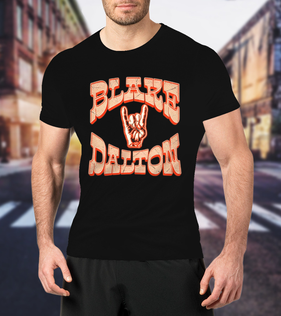 Blake Dalton Hook Em Hand Gesture T-Shirt
