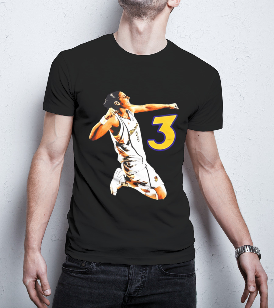 Diana Taurasi 3 Phoenix Mercury Basketball Legend Iconic Celebration T-Shirt