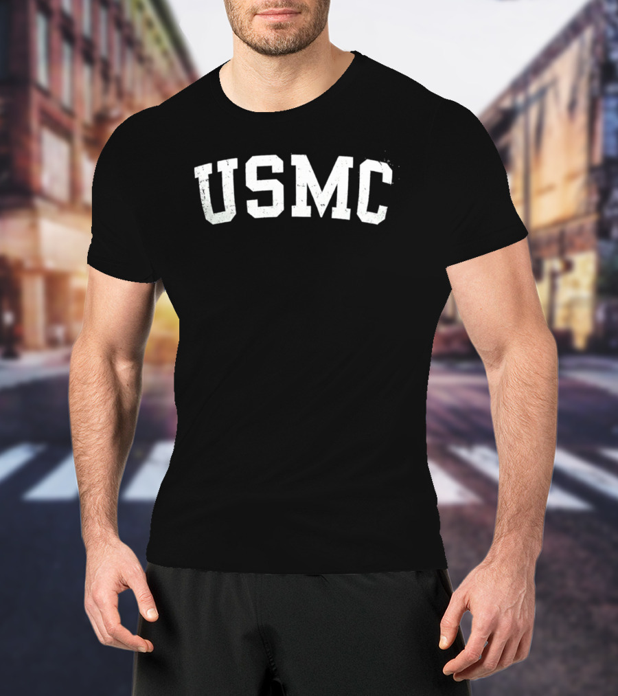 Zac Efron USMC Vintage Military T-Shirt
