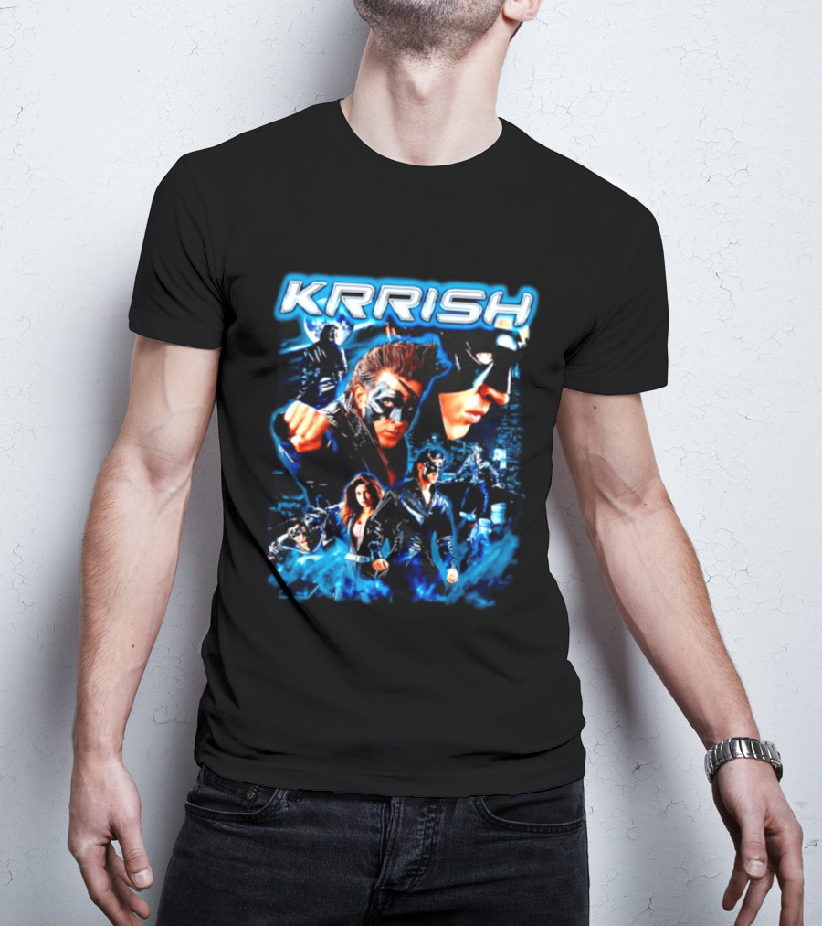 Krrish Hrithik Roshan Bollywood Movie Action Adventure Superhero T-Shirt