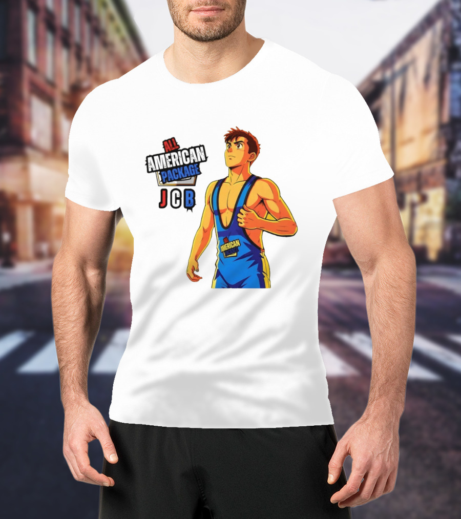 All American Package JCB Anime Wrestler T-Shirt