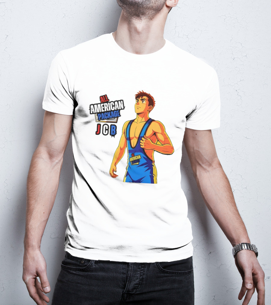 All American Package JCB Anime Wrestler T-Shirt