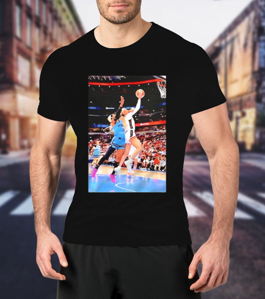 Caitlin Clark Indiana Fever Gameplay Action WNBA Basketball Competition T-Shirt