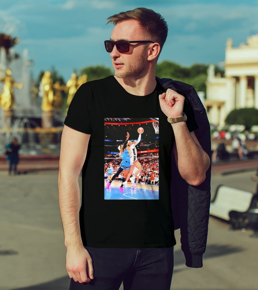 Caitlin Clark Indiana Fever Gameplay Action WNBA Basketball Competition T-Shirt