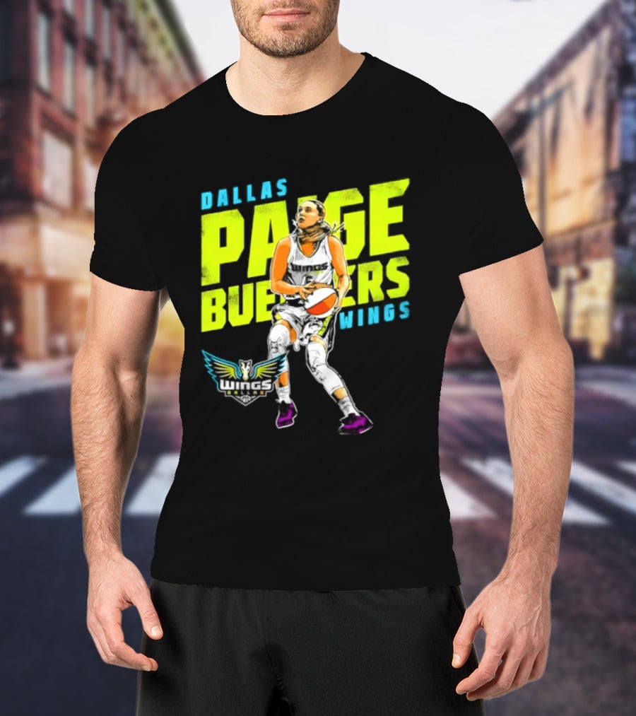 Dallas Wings Paige Bueckers WNBA Basketball Player T-Shirt
