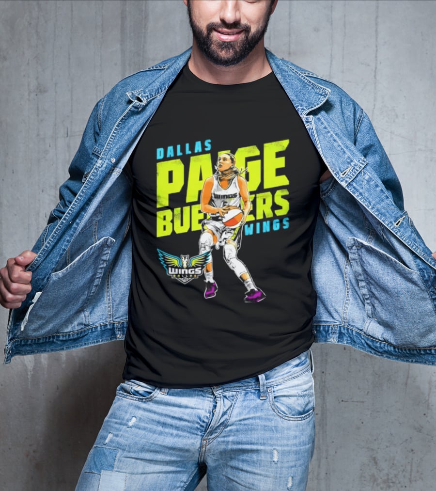 Dallas Wings Paige Bueckers WNBA Basketball Player T-Shirt