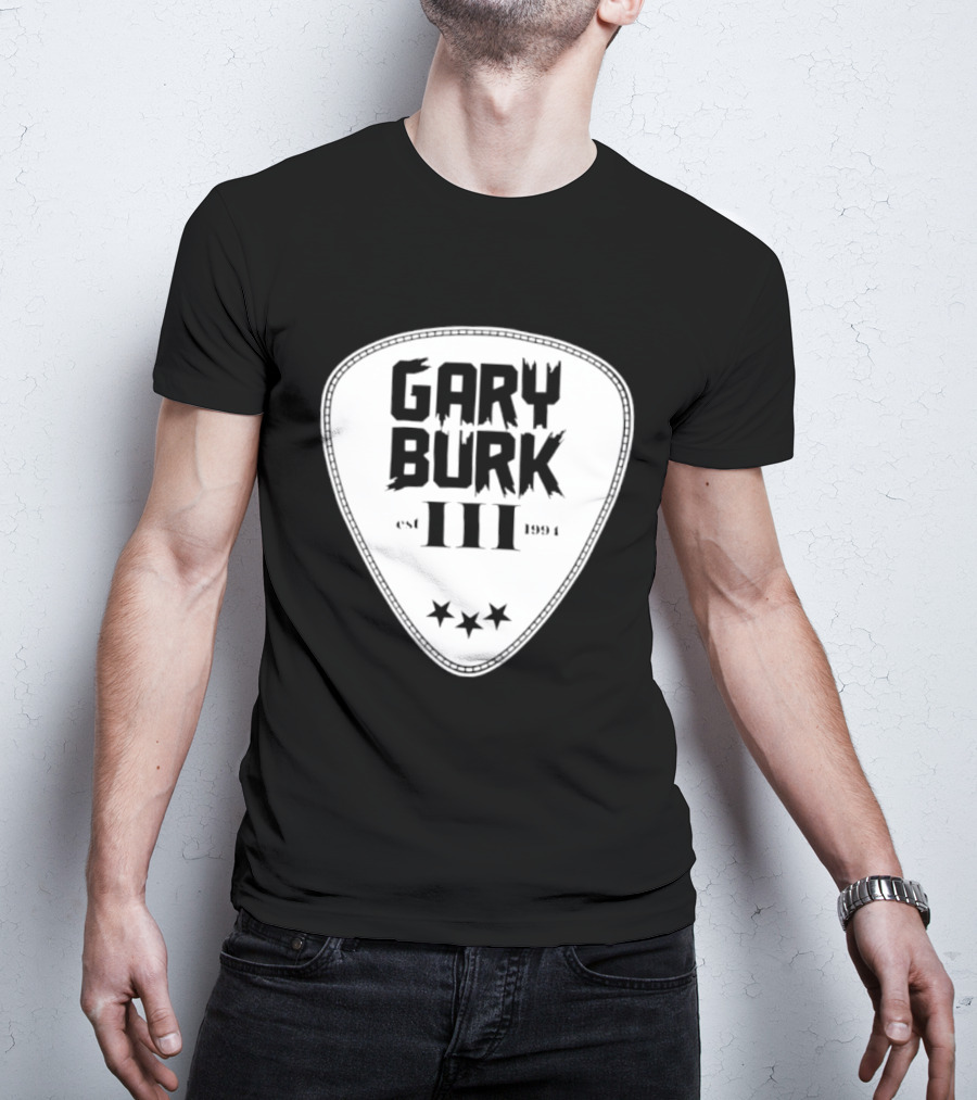 Gary Burk III Est 1994 Guitar Pick Musician Stars T-Shirt