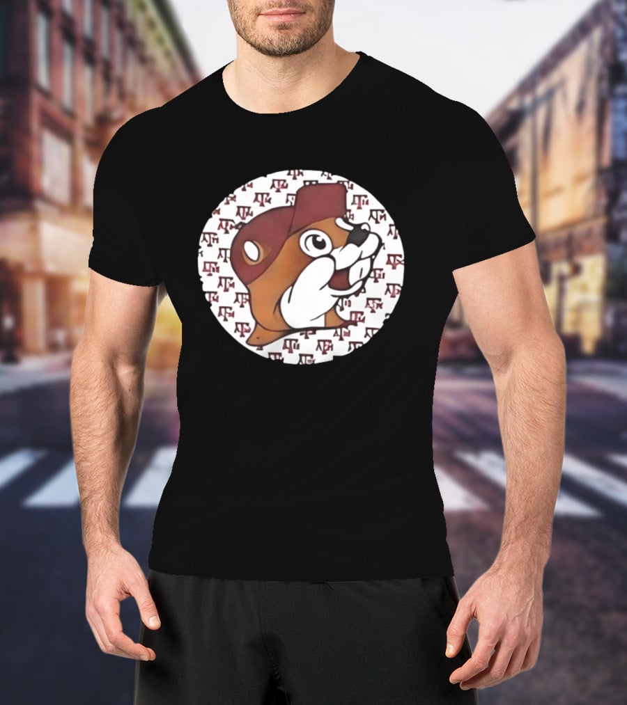 Texas A&M X Buc Ee's Unique TX Football Mashup Two Sided T-Shirt