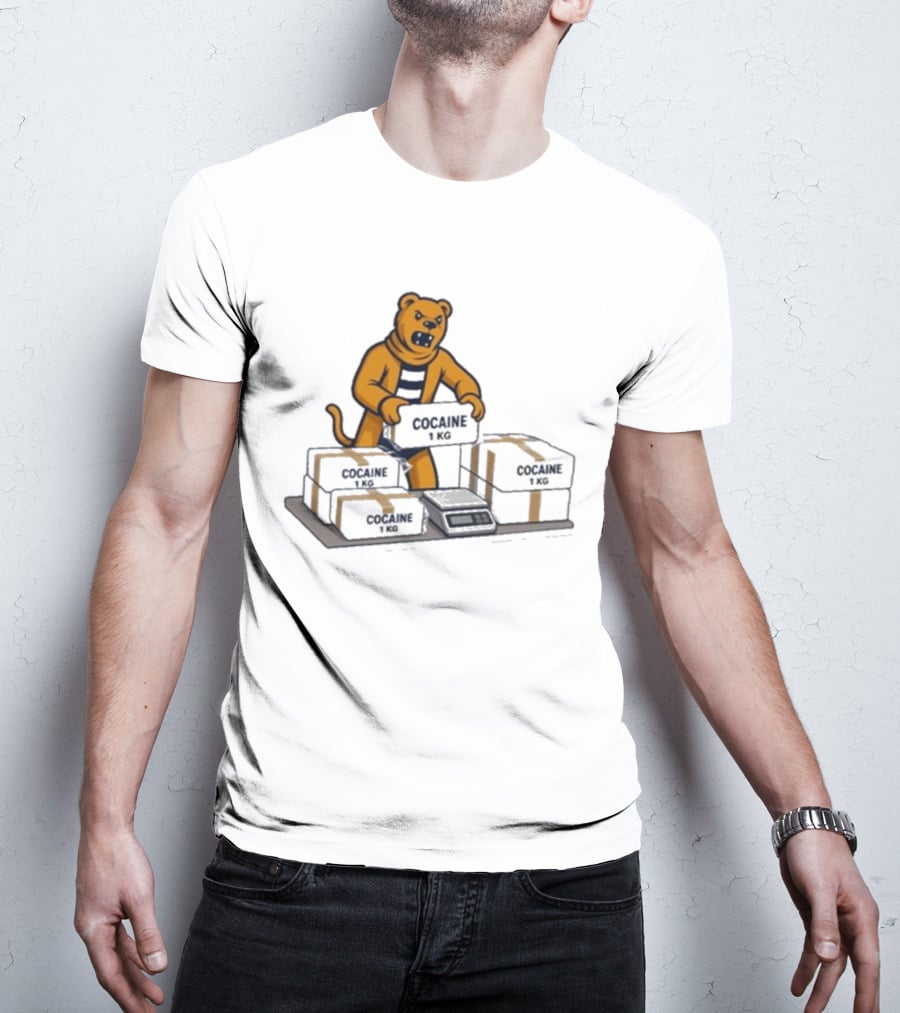 Penn State Cocaine 1kg Bear Weighing Parcels T-Shirt