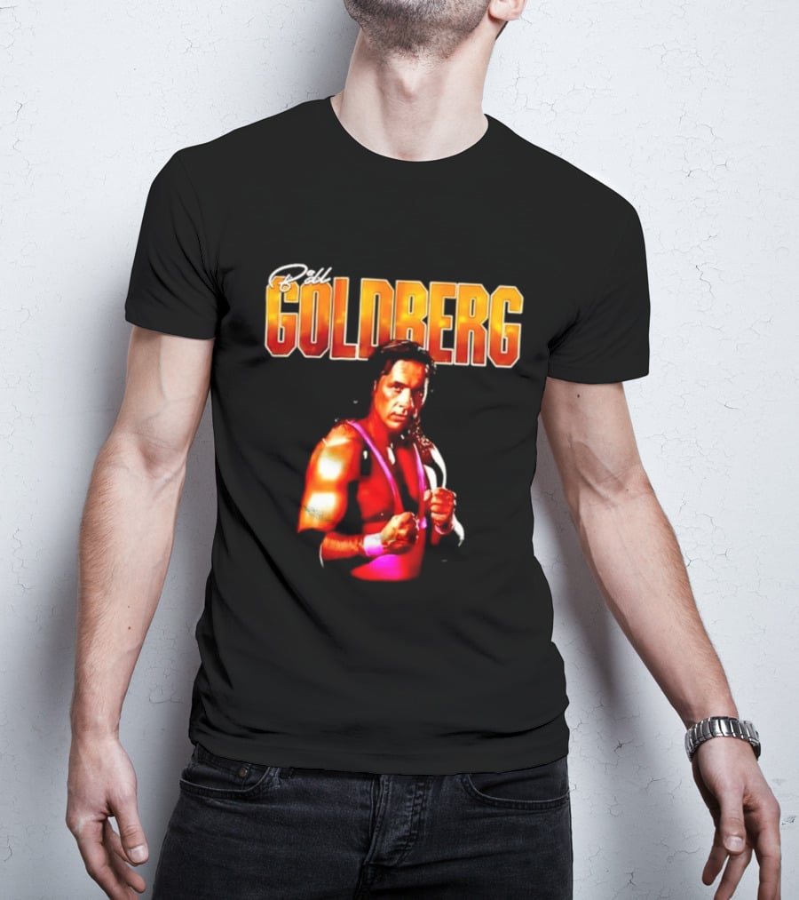 Bill Goldberg Bret Hart Portrait Wrestling Legends T-Shirt