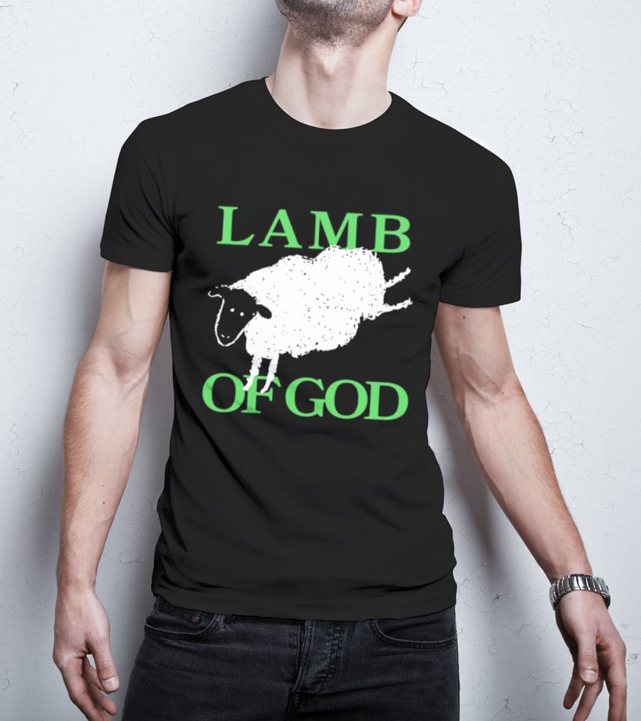 Lamb Of God Heavy Metal Band Metalcore Sheep Image T-Shirt