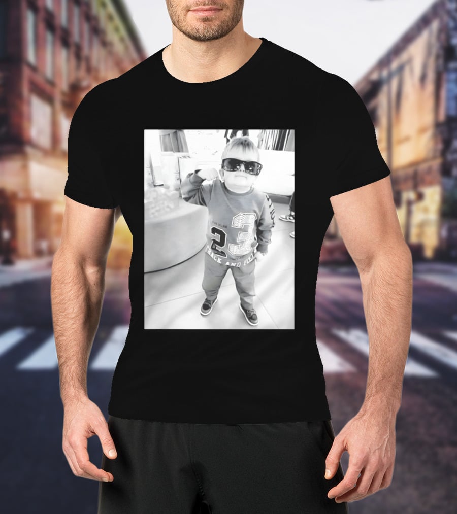 Hasbulla Hasbik Photo 23 Track And Field Black And White T-Shirt