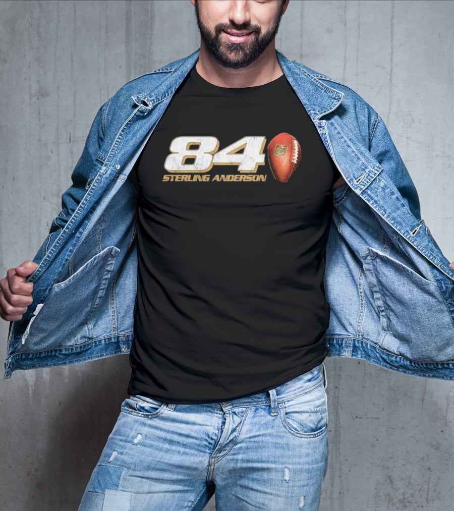 Sterling Anderson 84 Georgia Bulldogs Football T-Shirt