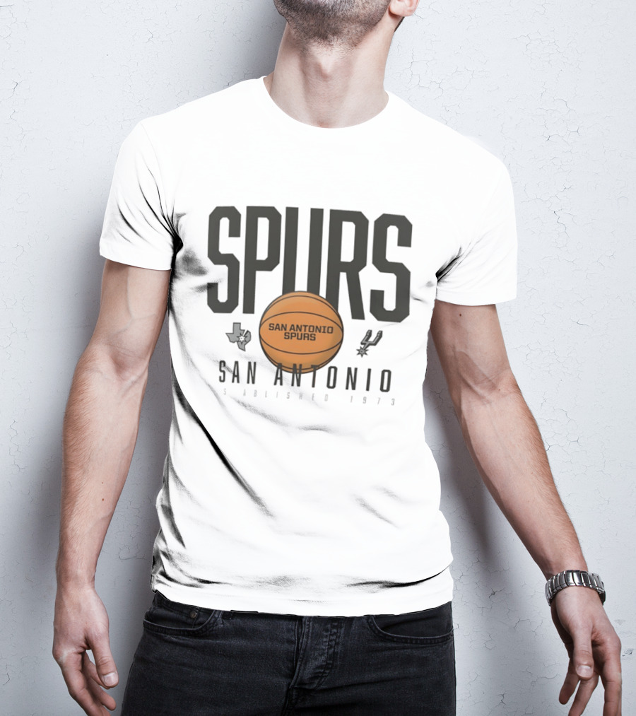 San Antonio Spurs Established 1973 Basketball Texas T-Shirt