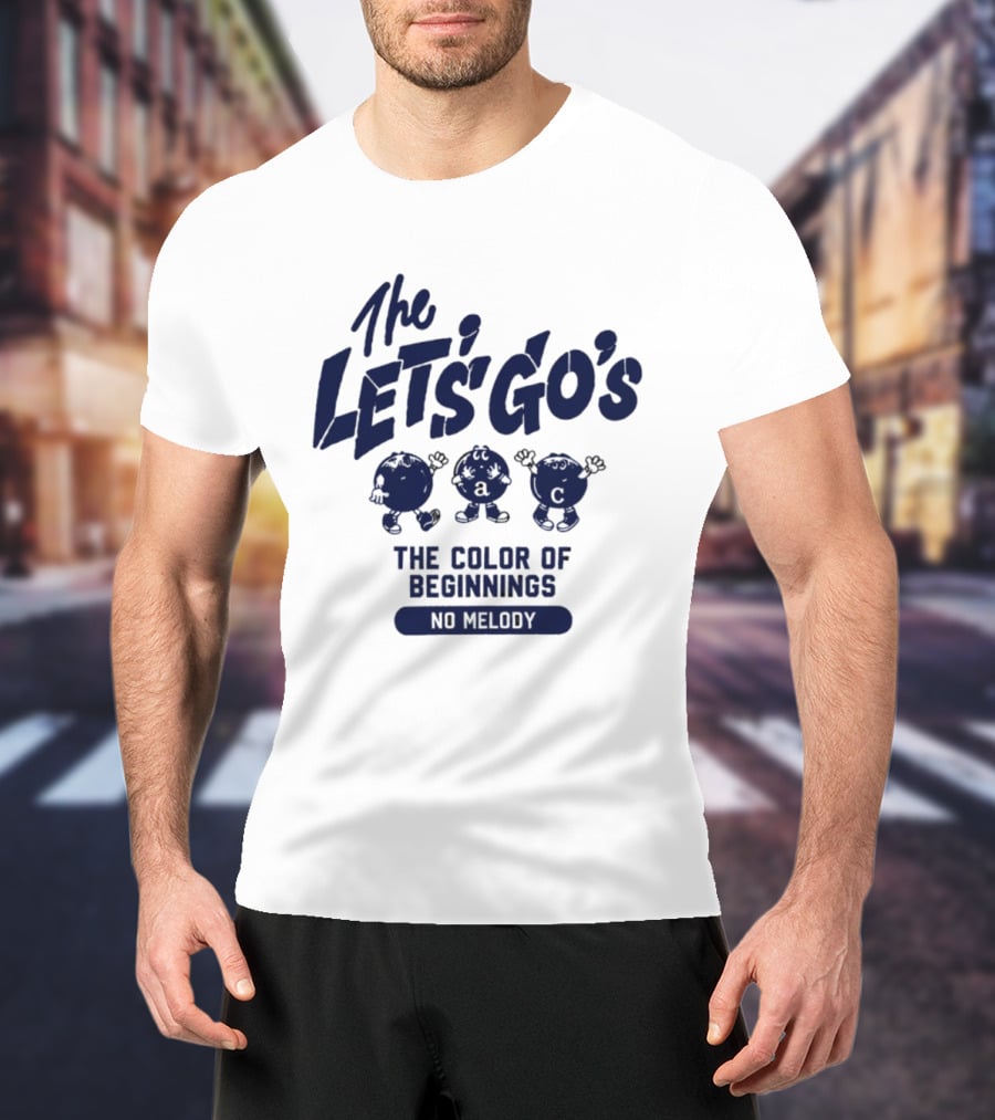 The Let's Go's The Color Of Beginnings No Melody Music T-Shirt