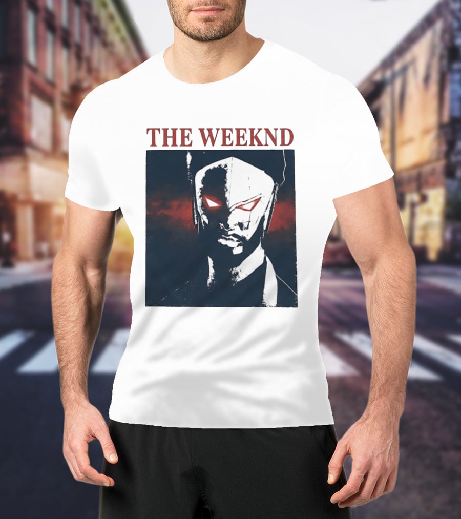 The Weeknd Suda51 Mask Concept Art London August 2026 T-Shirt