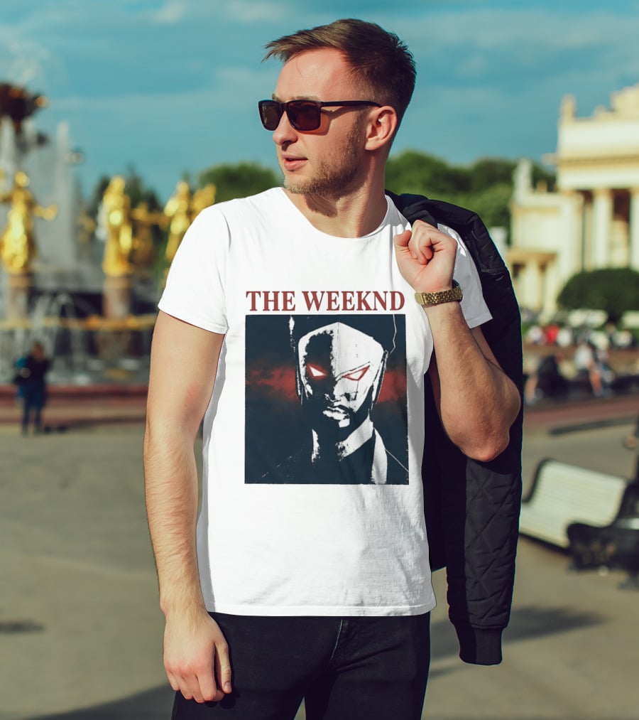 The Weeknd Suda51 Mask Concept Art London August 2026 T-Shirt