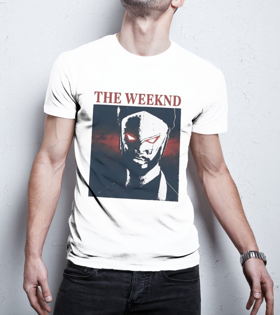 The Weeknd Suda51 Mask Concept Art London August 2026 T-Shirt