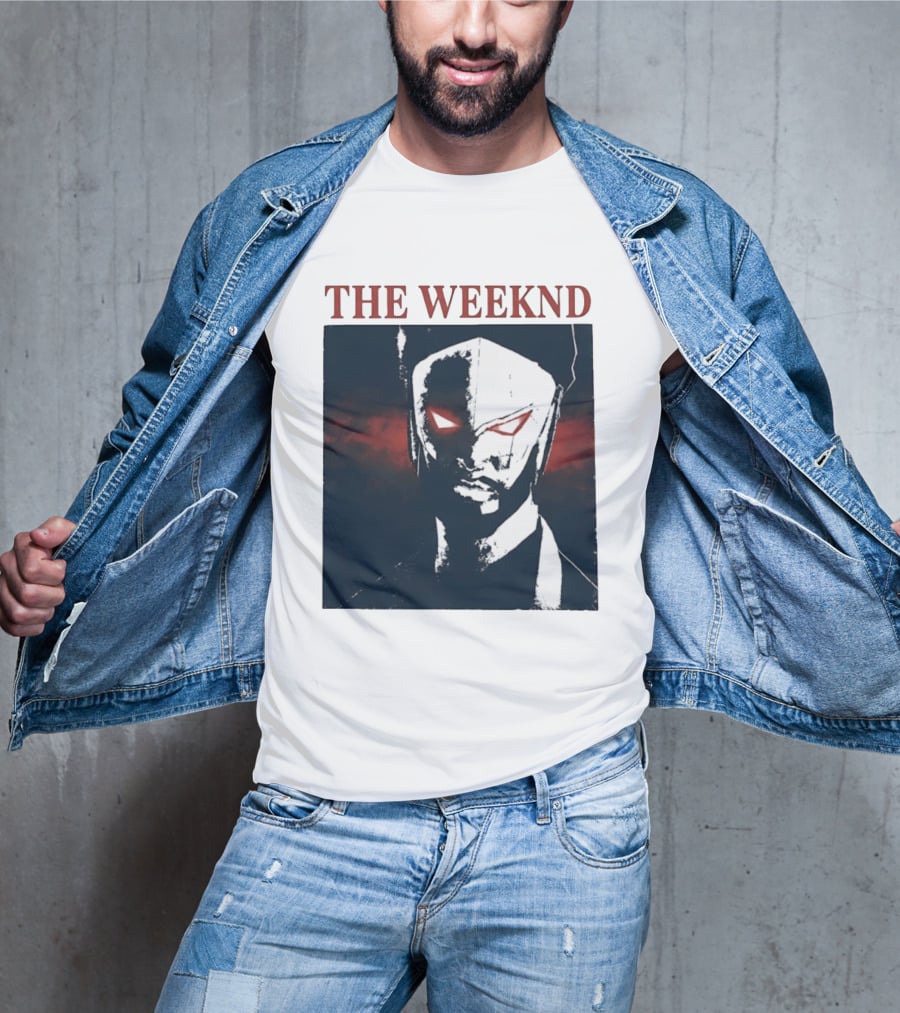 The Weeknd Suda51 Mask Concept Art London August 2026 T-Shirt