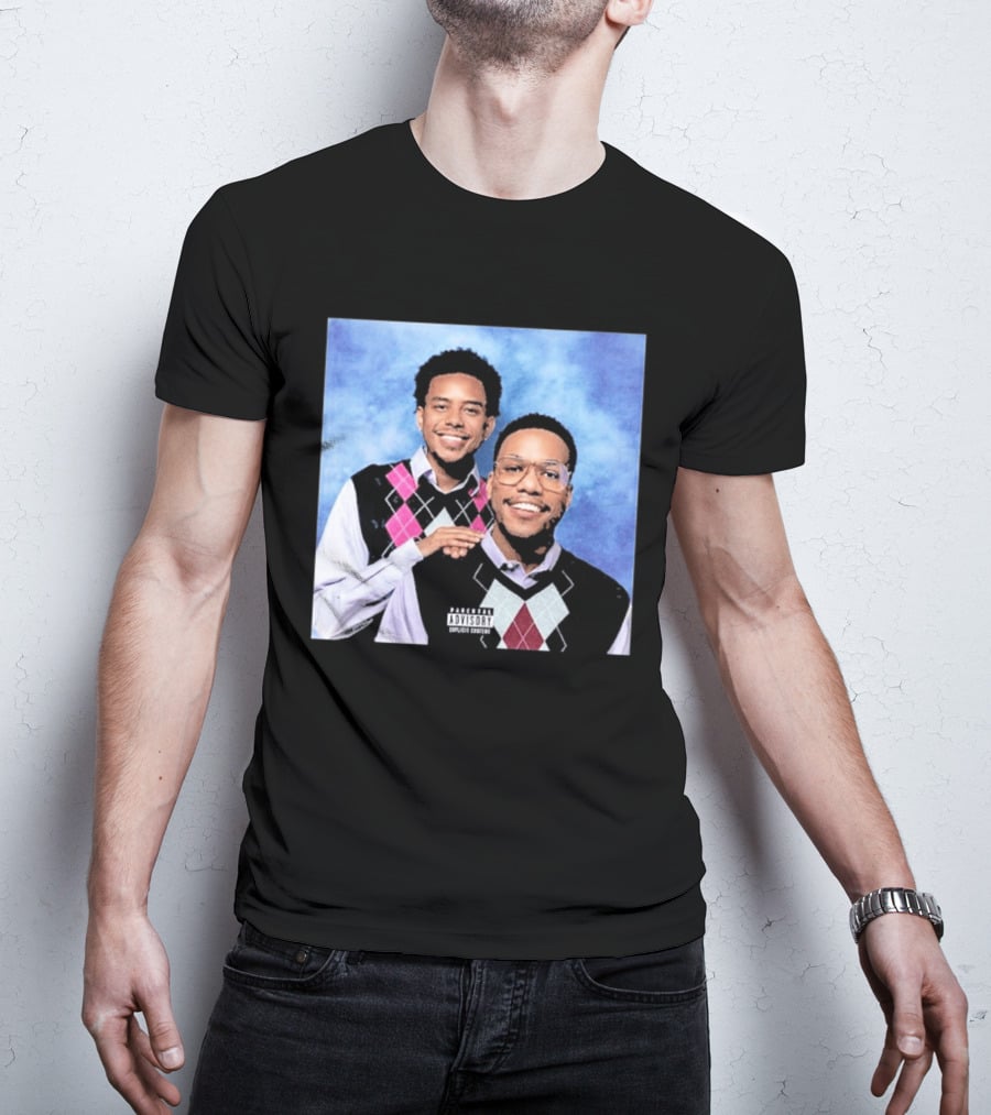 Anderson Paak Cordae Step Brothers Parody Album Cover T-Shirt