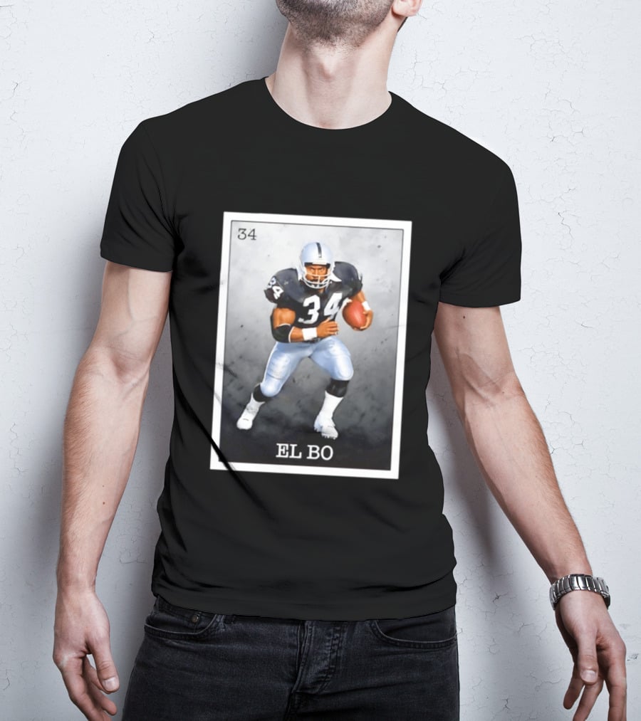 Las Vegas Raiders Football 34 EL BO Jackson T-Shirt