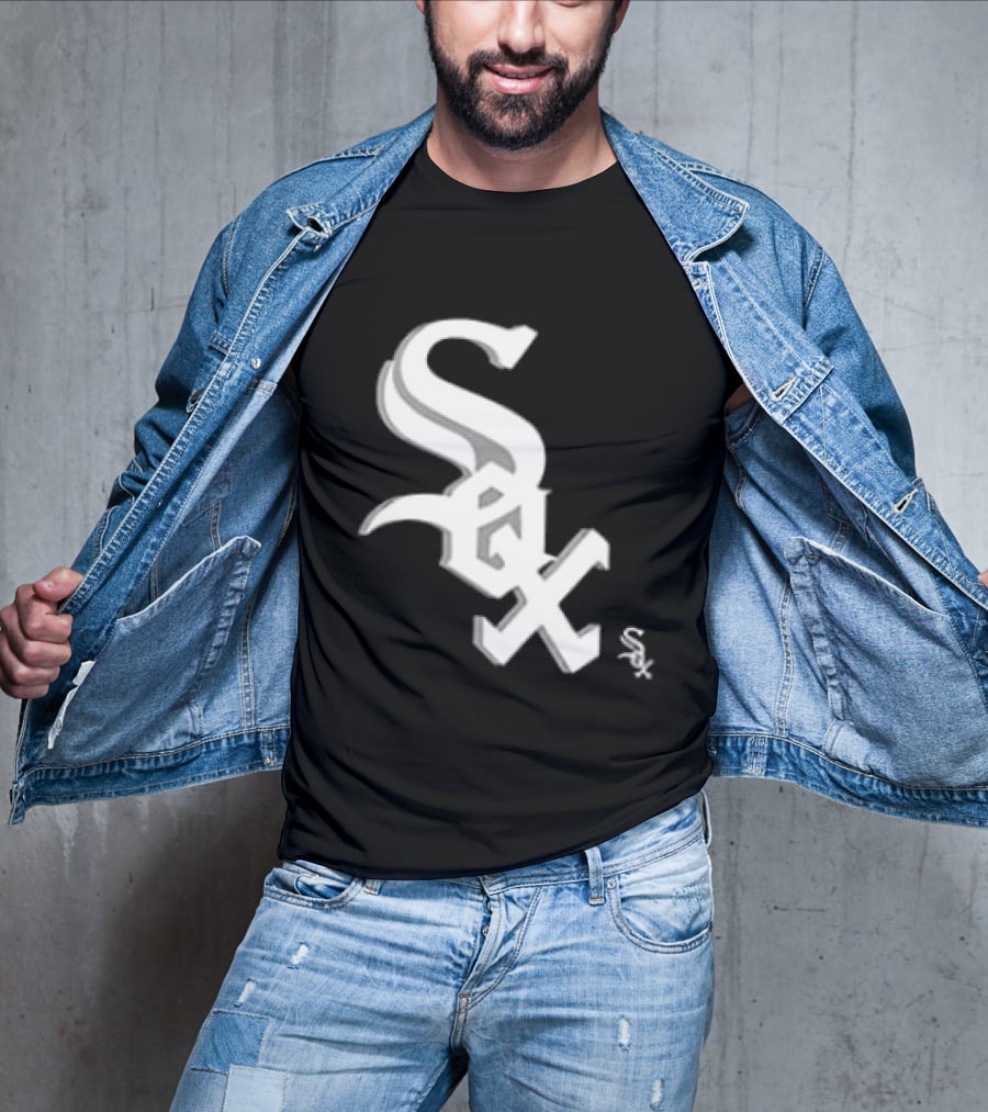 Chicago White Sox Cartoon 2 Sided Sox T-Shirt