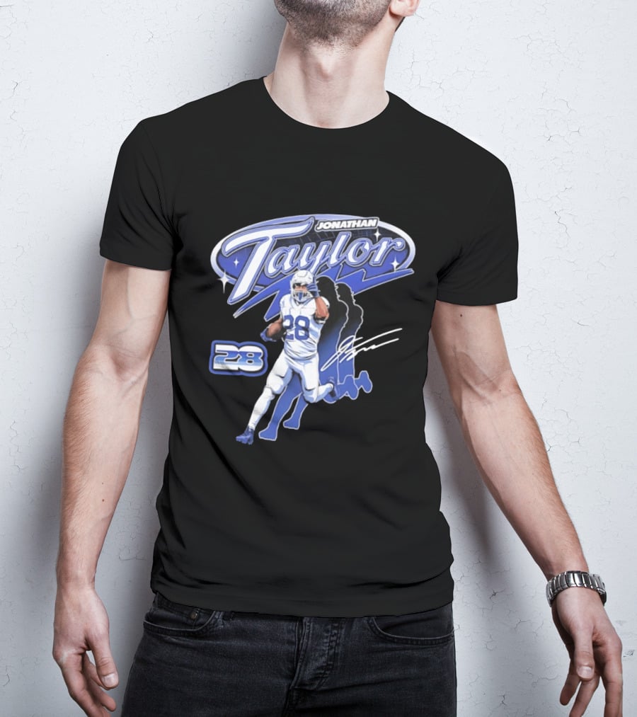 Jonathan Taylor 28 Indianapolis Colts Future Running Back T-Shirt