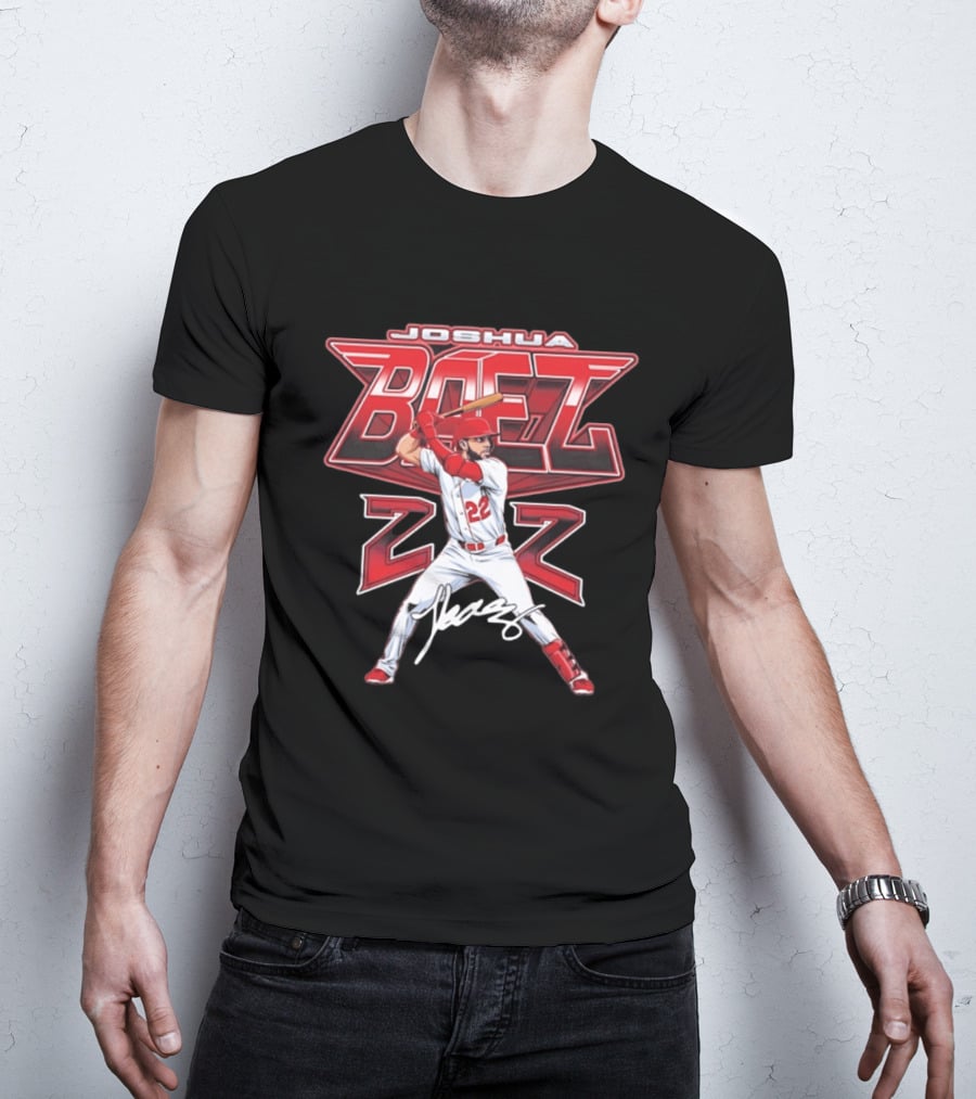 Joshua Baez 22 St. Louis Cardinals Baseball Player T-Shirt
