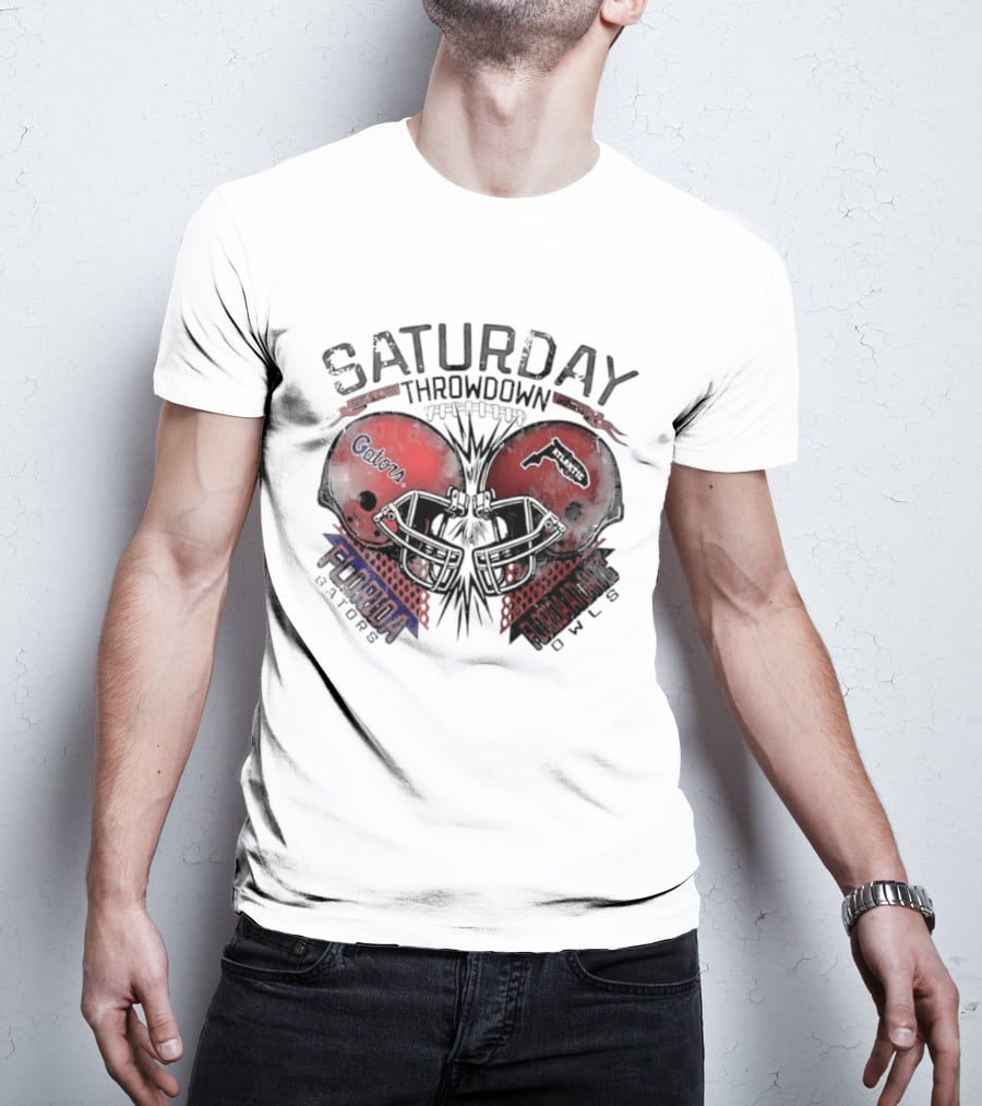 Saturday Showdown Florida Gators Vs Florida Atlantic Owls 2026 T-Shirt