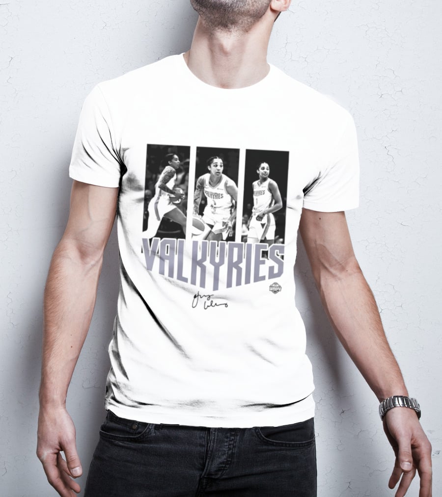Valkyries Gabby Williams Signature WNBA Player Collage T-Shirt