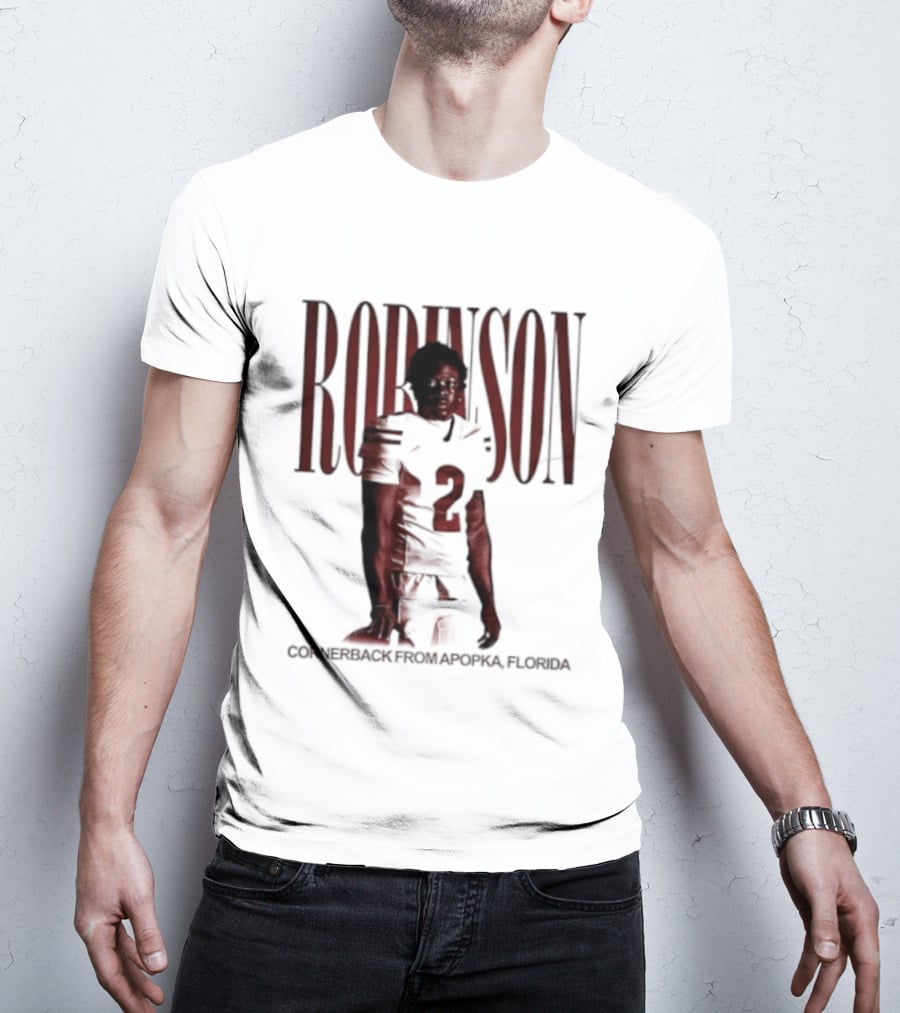 Robinson Football Cornerback From Apopka Florida T-Shirt