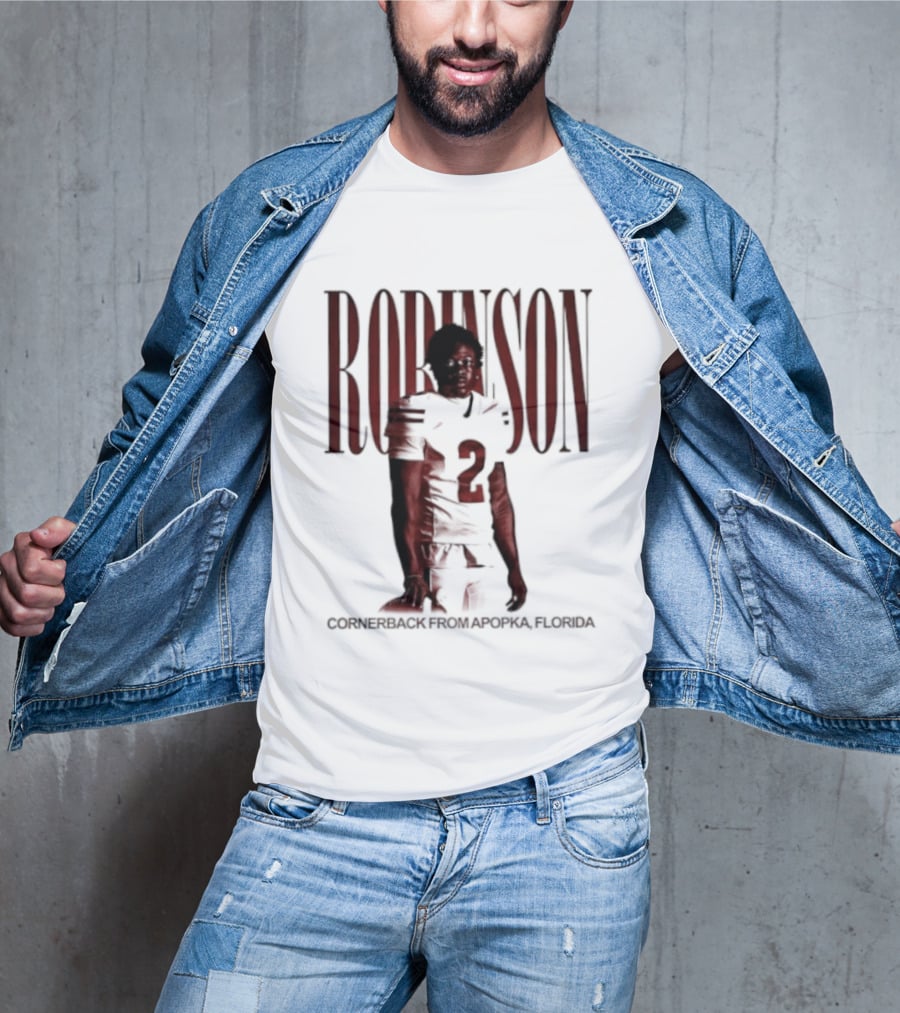 Robinson Football Cornerback From Apopka Florida T-Shirt