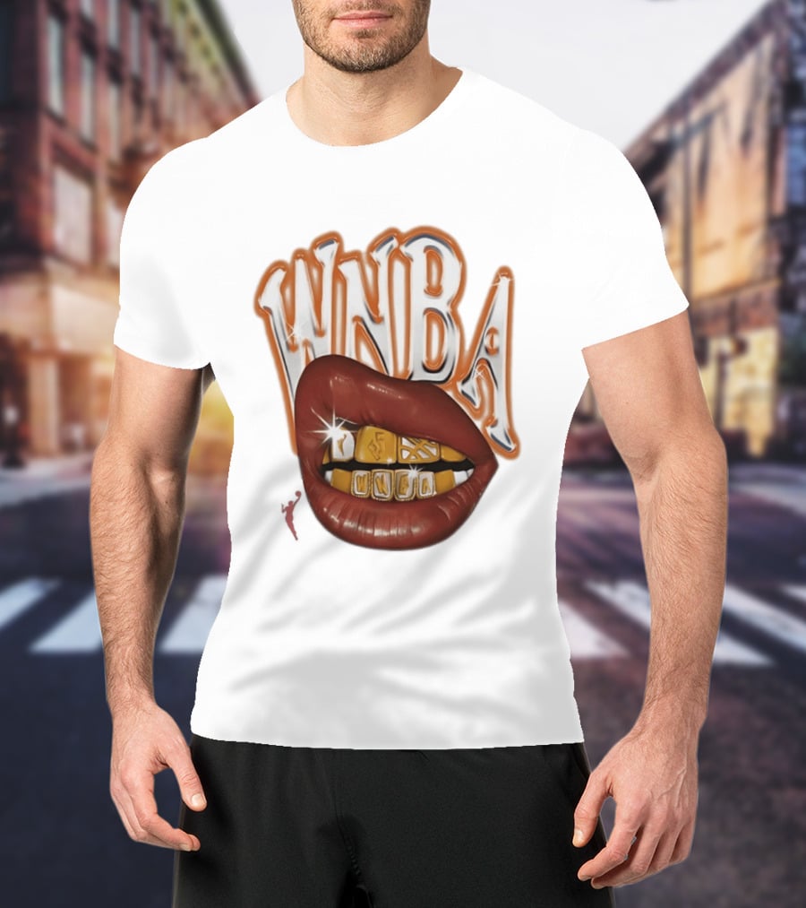 WNBA Grill Mouth Gold Teeth T-Shirt