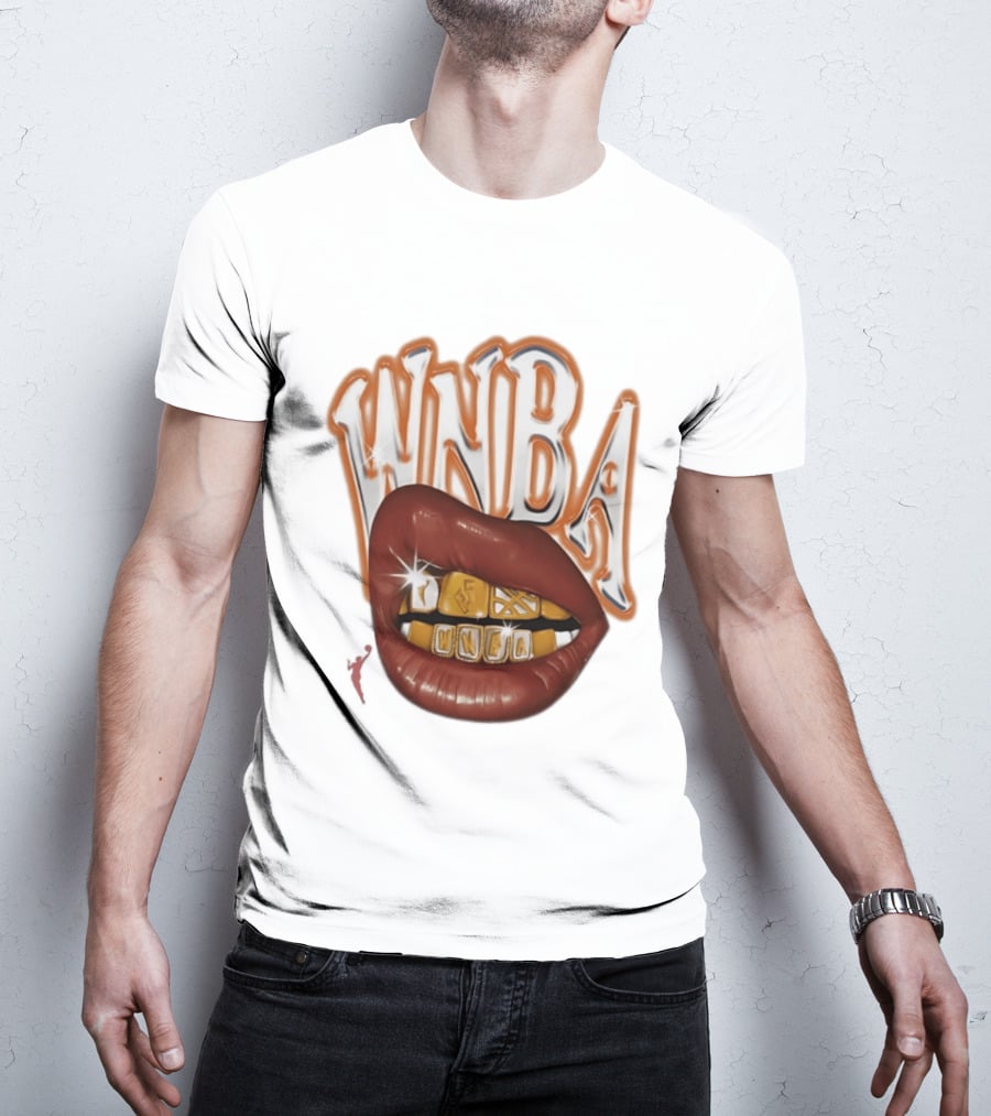 WNBA Grill Mouth Gold Teeth T-Shirt