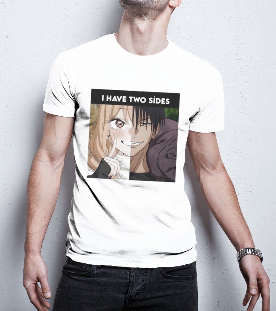 I Have Two Sides Toji Fushiguro And Marin Kitagawa Manga Characters T-Shirt