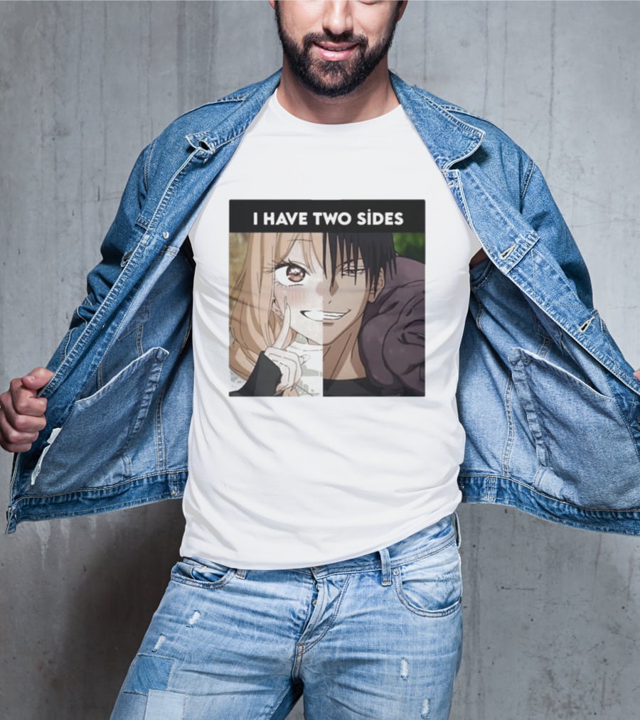 I Have Two Sides Toji Fushiguro And Marin Kitagawa Manga Characters T-Shirt