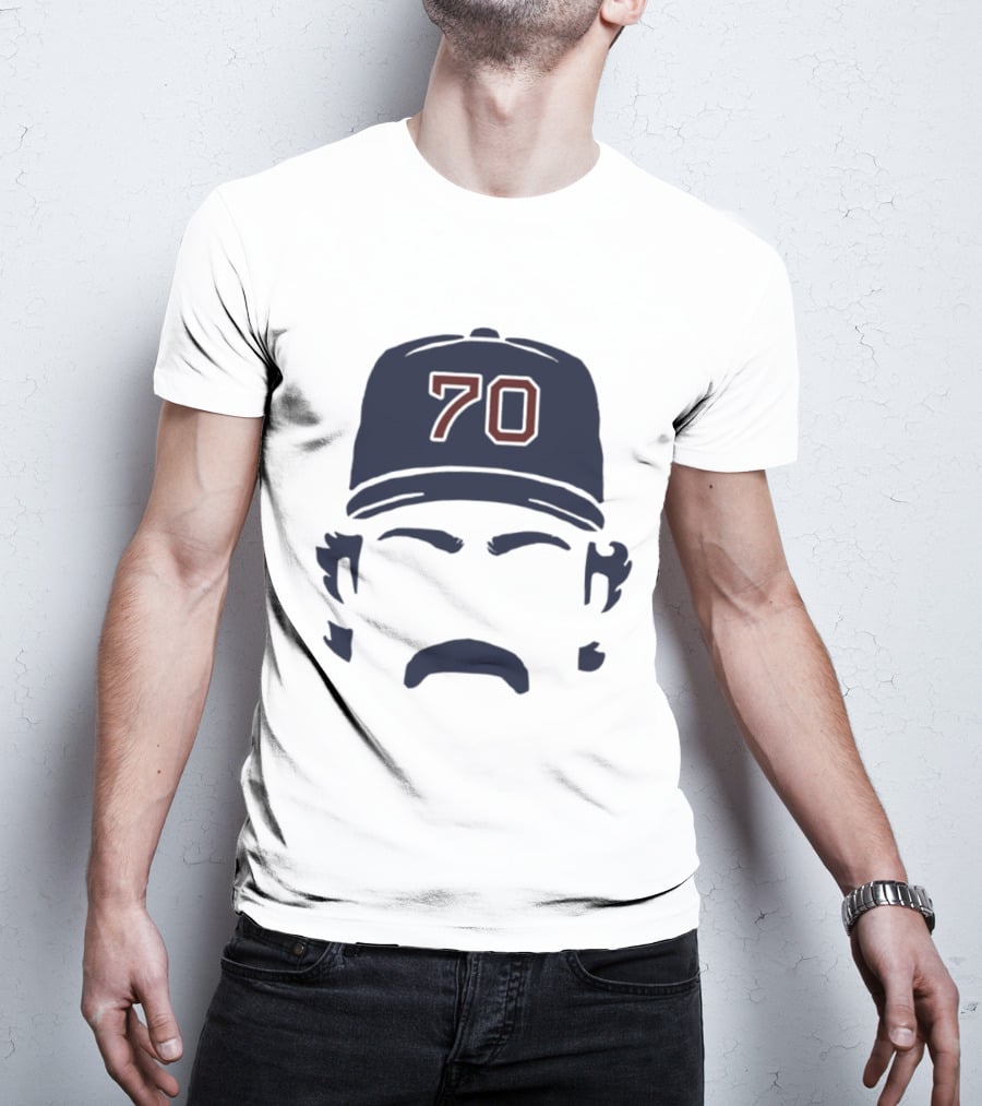 Tolle Time Stache Payton Tolle 70 Boston Red Sox Cap Moustache T-Shirt