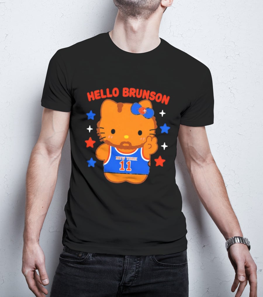 Hello Kitty Jalen Brunson New York 11 Collaboration T-Shirt