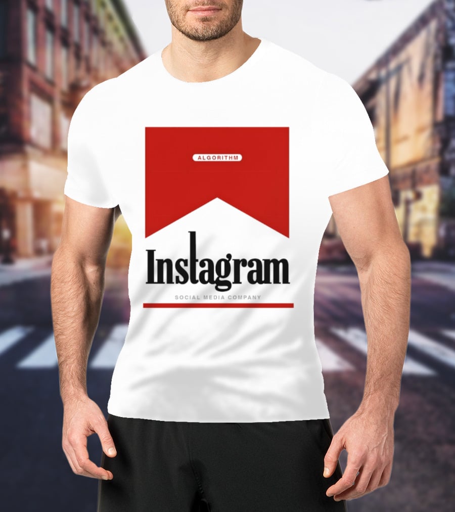 Instagram Social Media Company Algorithm Marlboro T-Shirt