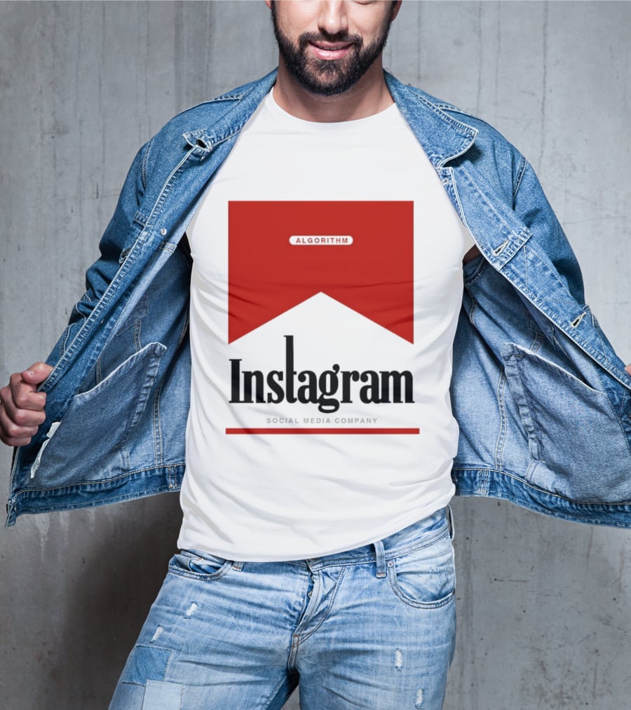 Instagram Social Media Company Algorithm Marlboro T-Shirt