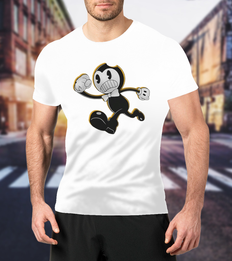 Nightmare Run Bendy Running Character Animation Game T-Shirt