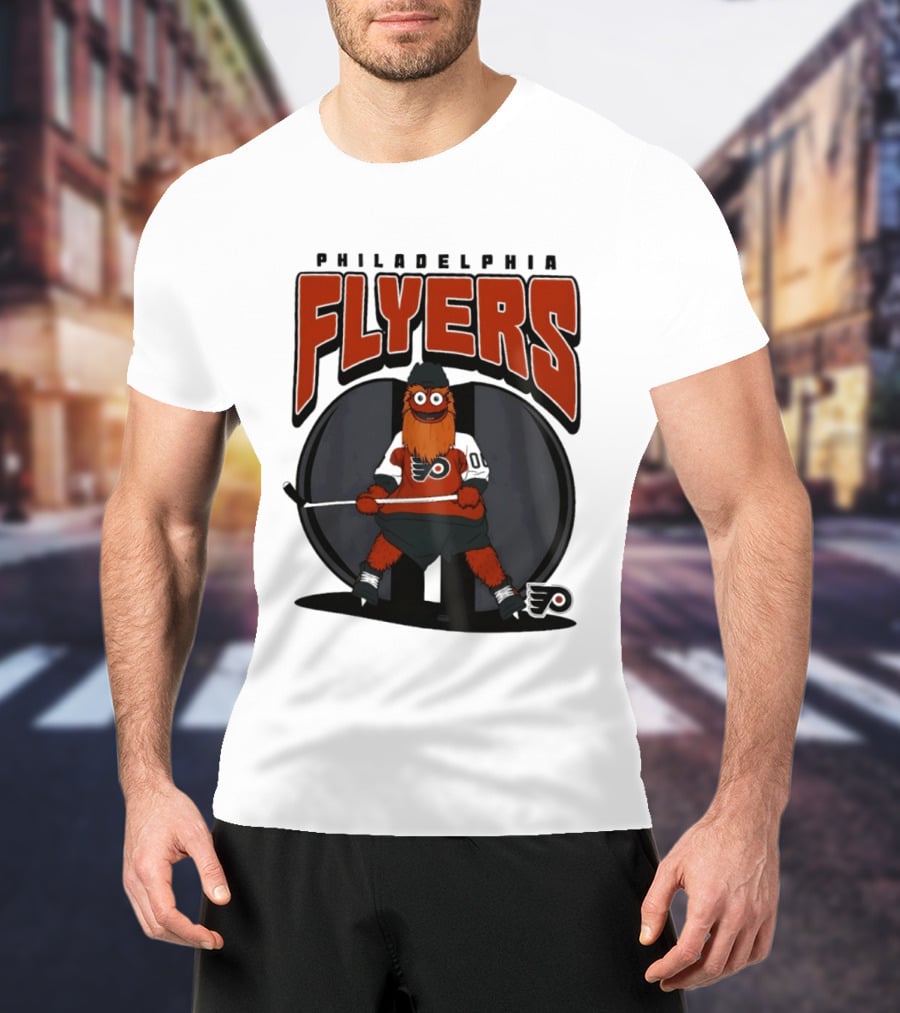 Philadelphia Flyers Gritty Mania NHL 2026 Hockey Mascot Fan Gear T-Shirt