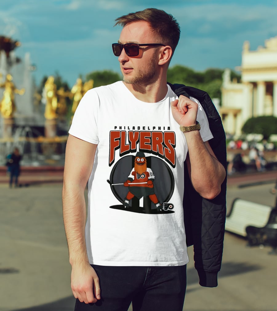 Philadelphia Flyers Gritty Mania NHL 2026 Hockey Mascot Fan Gear T-Shirt