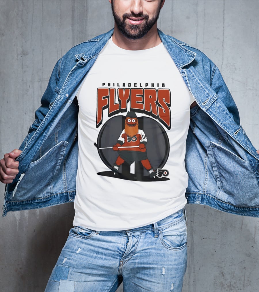 Philadelphia Flyers Gritty Mania NHL 2026 Hockey Mascot Fan Gear T-Shirt