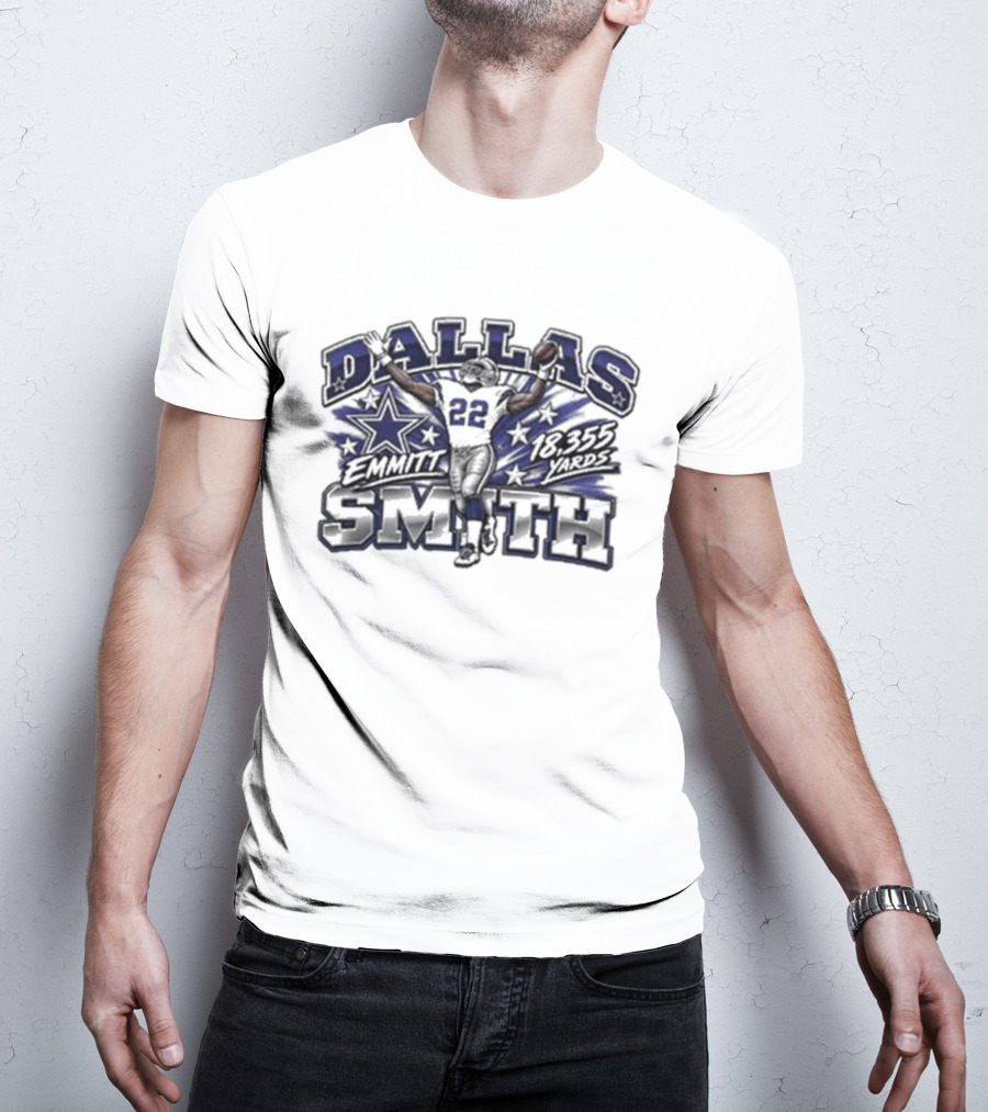 Dallas Emmitt Smith 22 Cheer Legacy T-Shirt