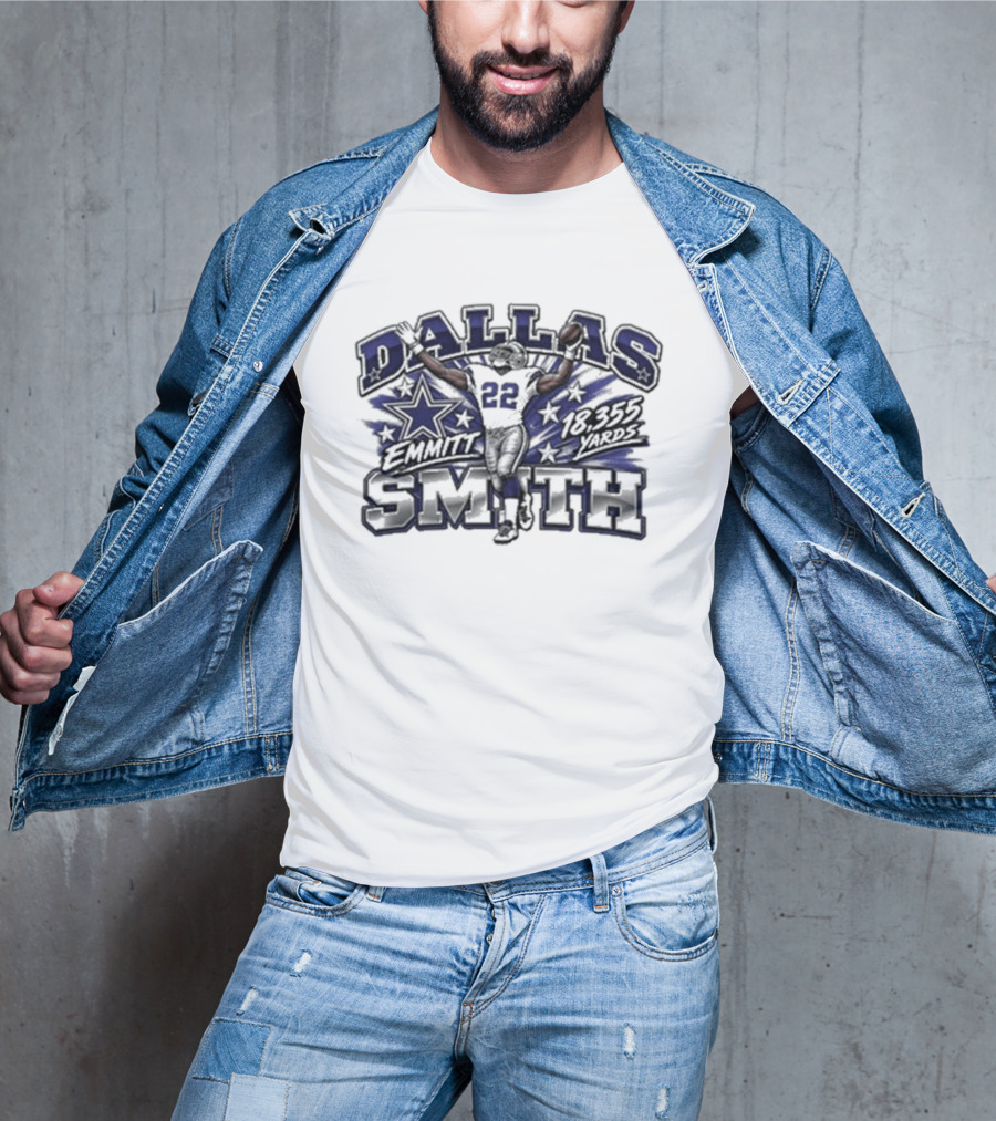 Dallas Emmitt Smith 22 Cheer Legacy T-Shirt