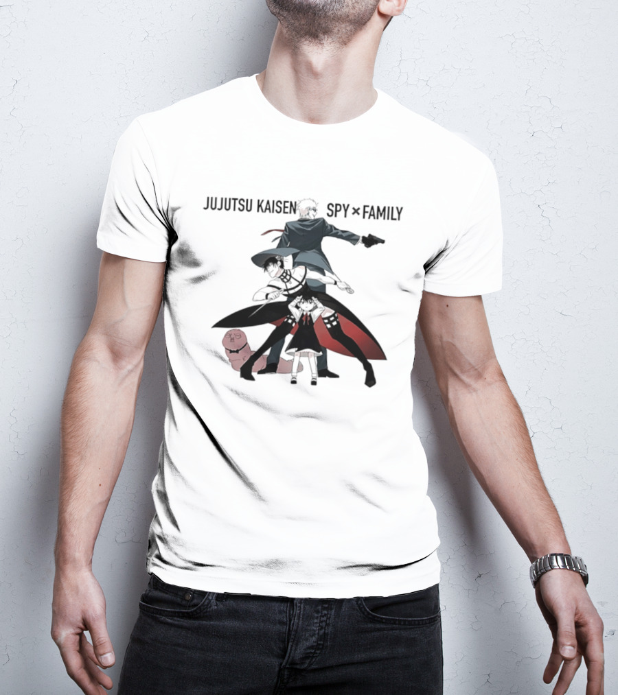 Jujutsu Kaisen Spy X Family Anime Crossover Collaboration Characters T-Shirt